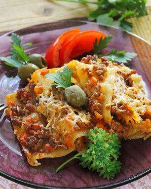 Лазанья классическая с мясом