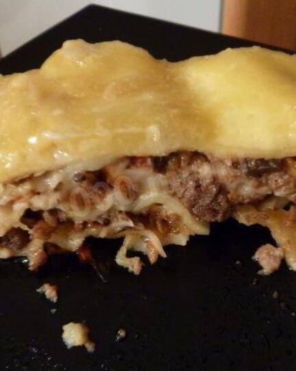 Рецепт лазаний с фаршем и грибами