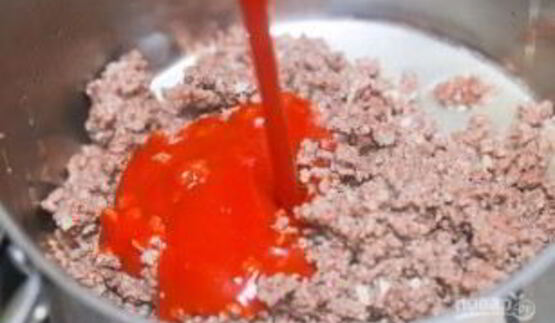 лазанья с фаршем