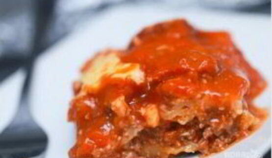 лазанья с фаршем