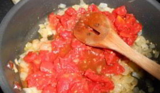 лазанья с креветками