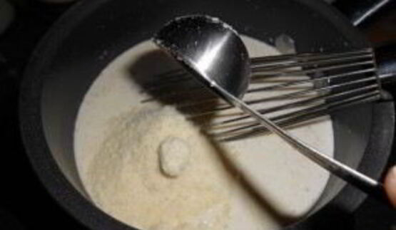 лазанья с креветками