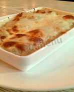 Лазанья с куриным филе и грибами