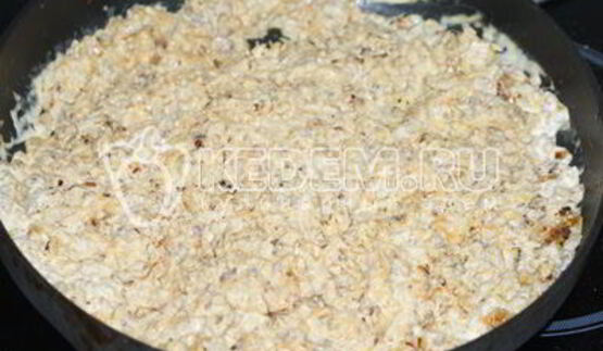 лазанья с минтаем