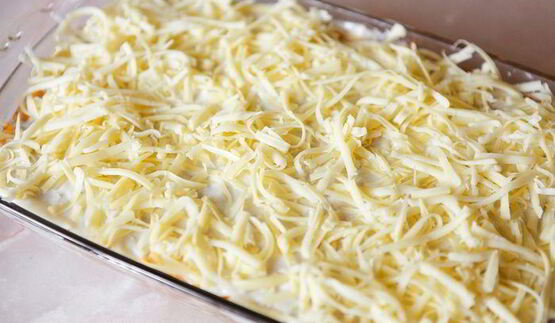 лазанья с мясом и грибами