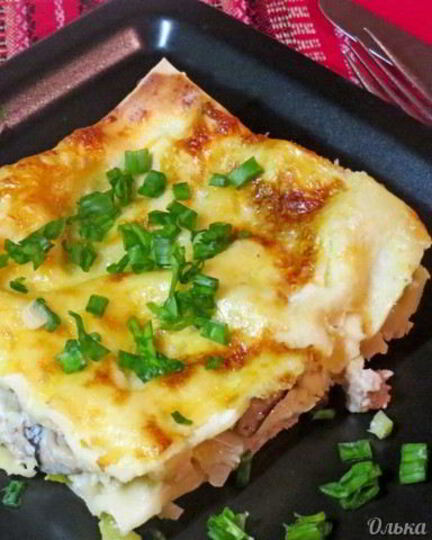 Рецепт лазаний с овощами