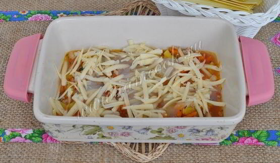 лазанья с патиссонами