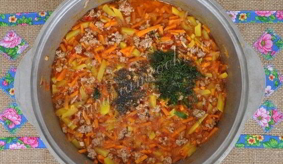 лазанья с патиссонами