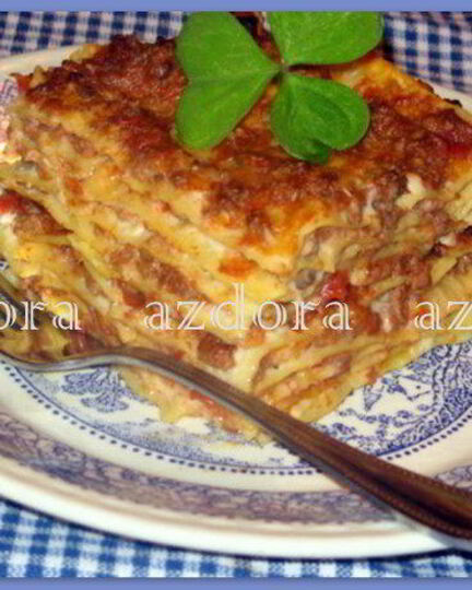 Рецепт лазаний с рагу