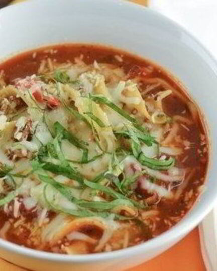 Рецепт лазаний-супа с мясным фаршем