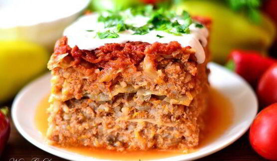 ленивый голубец-лазанья