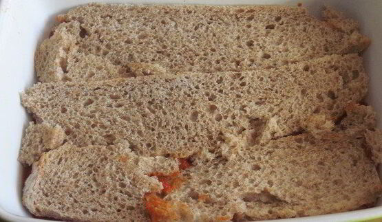 монастырская лазанья из хлеба