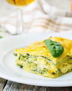 Овощная лазанья с рикоттой