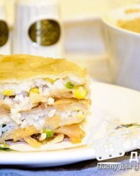 Постная лазанья