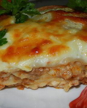 Сочная мясная лазанья