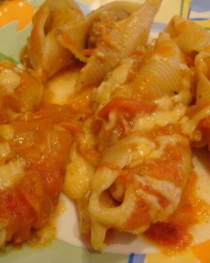 Рецепт фаршированных макарон-ракушек