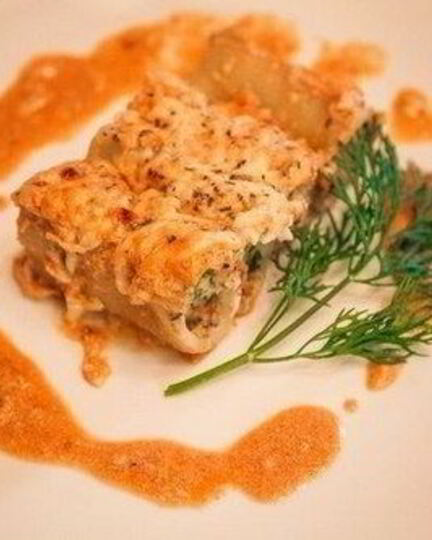 Рецепт каннеллонь начиненных куриным фаршем