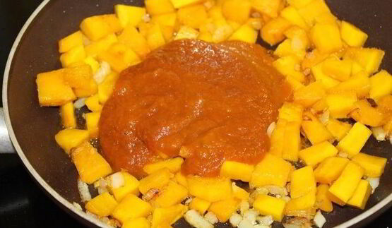 каннеллони с тыквенным соусом