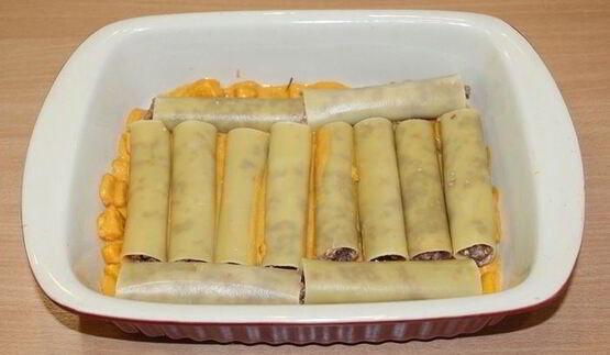 каннеллони с тыквенным соусом