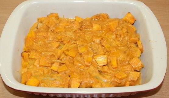 каннеллони с тыквенным соусом