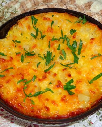 Рецепт макарон в духовке с сыром и яйцом