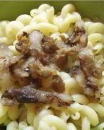 Паста с беконом и сыром