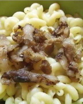 Паста с беконом и сыром