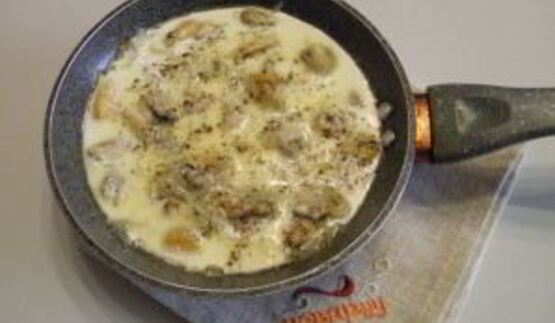 паста с мидиями в сливочном соусе