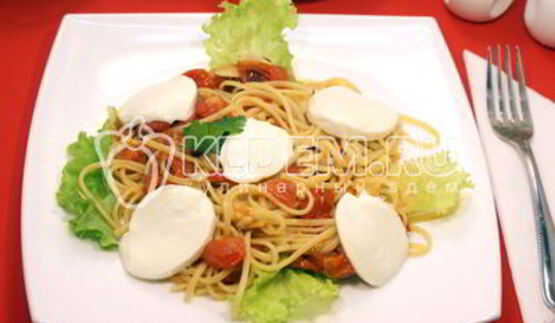 паста с помидорами черри