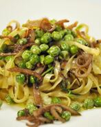 Паста тальятелле с рубцом