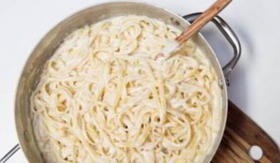 спагетти альфредо