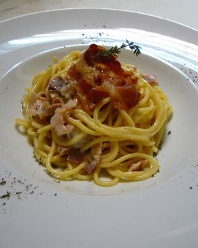 Спагетти карбонара с гуанчале