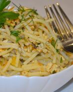 Спагетти с куриным фаршем