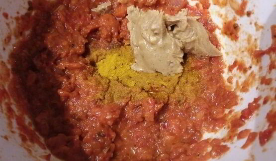 спагетти в красном