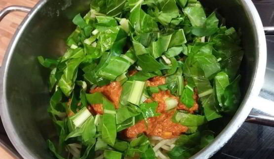 спагетти в красном