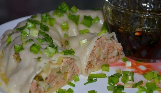 ханум с мясом и картошкой