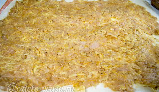 ханума с мясом и картофелем