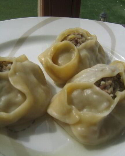 Рецепт мантов дружба с тройным мясом