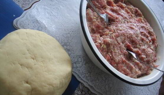 манты дружба с тройным мясом