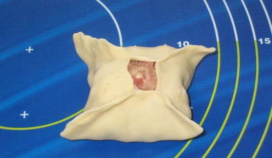 манты дружба с тройным мясом