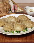 Манты-косичка с мясом