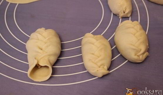 манты-косичка с мясом