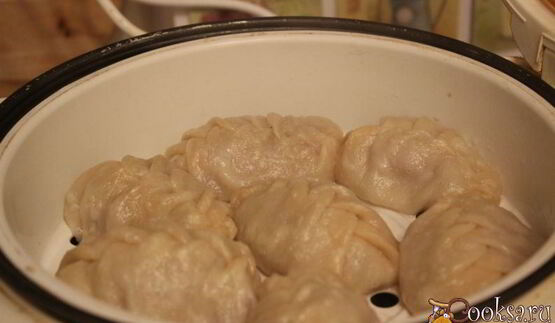 манты-косичка с мясом