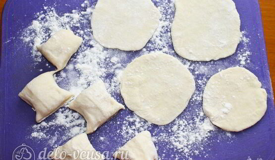 манты на сковороде