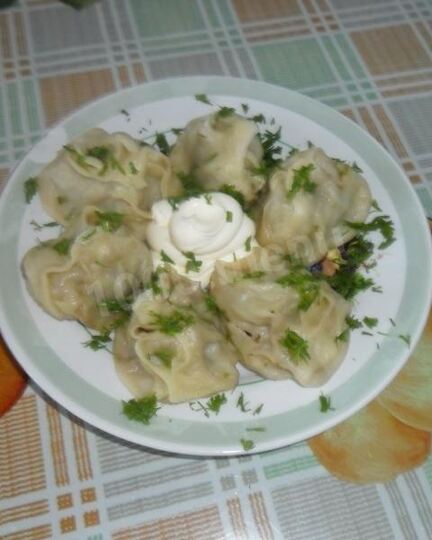 Рецепт мантов по-узбекски