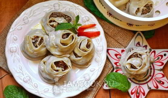 манты розочки