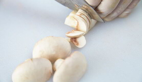 манты с грибами