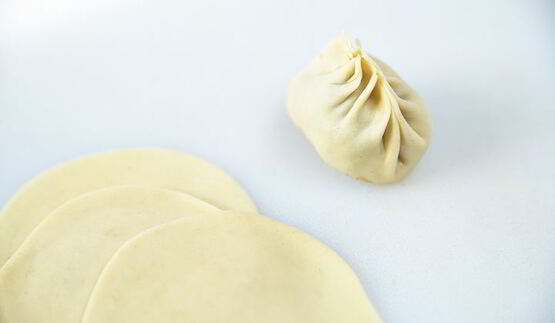 манты с грибами