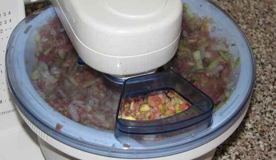 манты с кабачком