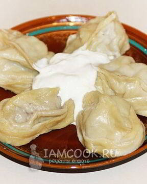 Манты с мясным фаршем